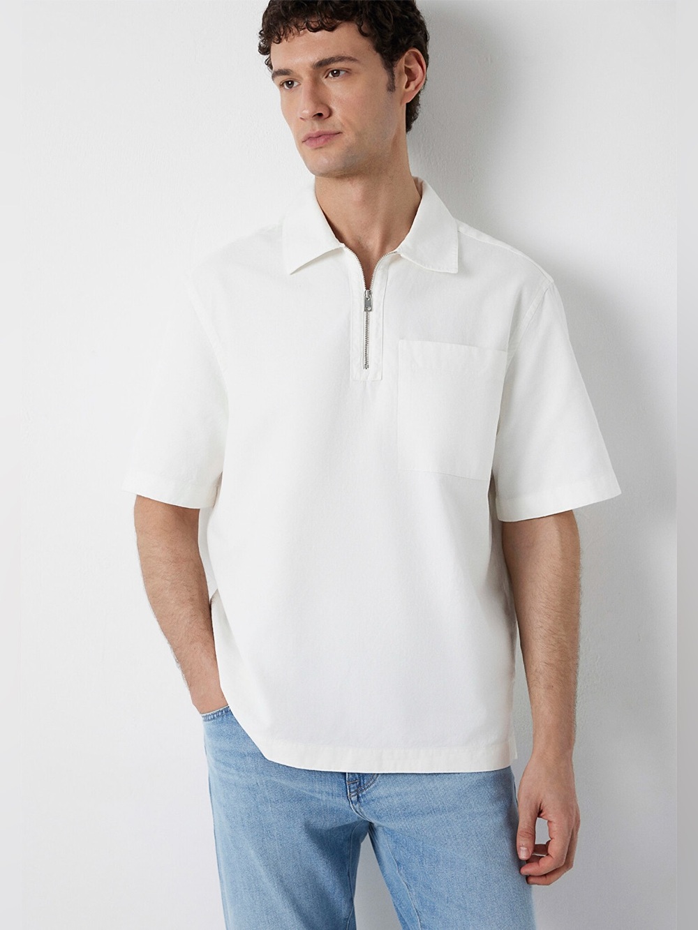 Mavi Ecru Polo Tee Shirt